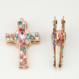 Mode croix fantaisie perles artisanat suspendu pendentif collier bracelet à bricoler soi-même perles en vrac bijoux accessoires - Product Image 3