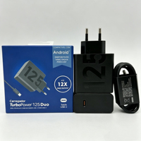 Pour Motorola Edge 50 Pro X50 Ultra Chargeur rapide USB-C 125W Prise EU Adaptateur secteur USB C Câble de charge rapide PD Type C pour Motorola