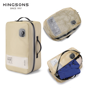 Kingsons Vacuum <b>Compression</b> Storage <b>Bag</b> 25L Rectangle Lightweight Travel Clothing Organizer With Zipper Closure - Product Image 3