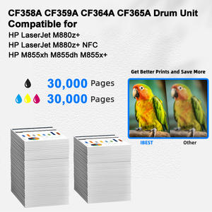 Compatible HP <span class=keywords><strong>CF358A</strong></span> CF359A CF364A CF365A Unidad de tambor Compatible para HP LaserJet M880z + M880z + NFC M855xh Dh M855x + Cartucho de tambor - Product Image 2