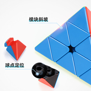 Yongjun YJ8407 – cube pyramidal 3x3, puzzle de vitesse pour enfants, jouet éducatif en forme de Triangle - Product Image 1