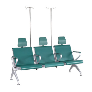 Sillas de Espera para Hospital Hengfa Yumin con Porta Sueros, Sillas de Tres Plazas en Línea, Áreas de Descanso Públicas, Verde, Azul, Negro, Sy301b2p5 - Product Image 3