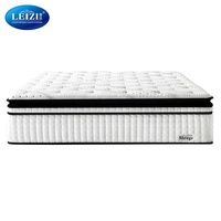 Matelas Moelleux Haut de Gamme à Ressorts Ensachés en Mousse à Mémoire de Forme Gel Haute Densité Santé