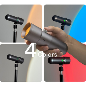 Tùy chỉnh màu sắc và gobos nhiếp ảnh Đèn pin Snoot Ánh sáng 4 màu sắc 20 gobos ánh sáng nền Snoot ánh sáng cho dòng sống - Product Image 3