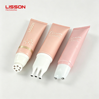 Tube applicateur de sérum pour soins du cuir chevelu avec brosses/éponges/silicone/roll-on cosmétique personnalisé pour crème capillaire