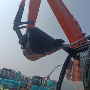 Hitachi zx120 משומש מחפר adora backhoe 12 טון במלאי הסורק מעופר הידראולי מכונת dozer - Product Image 5