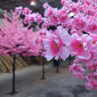Arbre artificiel de cerisier de 5 pieds (1,5 mètre) pour salon, cerisier japonais en bonsaï, vente d'arbres artificiels avec pot