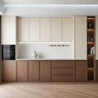 Buffet en bois de style européen personnalisé, armoire de rangement pour salle à manger