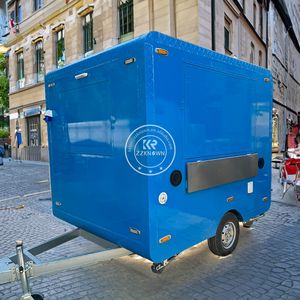 Camion de restauration mobile 2025 COC en acier inoxydable et aluminium, remorque bar mobile équipée pour les services de café et de restauration aux États-Unis et en Californie - Product Image 3