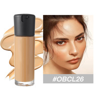 Fond de teint liquide mat longue tenue, résistant à la brillance, léger, effet soft focus, teint impeccable, couvrance modulable, maquillage