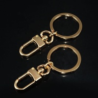 Cadeau personnalisé, accessoires de porte-clés épais en métal, fermoir à clip, porte-clés, fermoir à pression