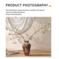 Arbre de fleurs artificielles fait main, fleurs mélangées, décoration moderne pour mariage, maison, fenêtre, plafond, respectueux de l'environnement, durable