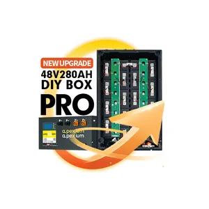 EU 미국 주식 Apexium PRO 버전 lfp 280ah 배터리 DIY 16S 48V 메이슨 lifepo4 빈 배터리 상자 스마트 bms 키트