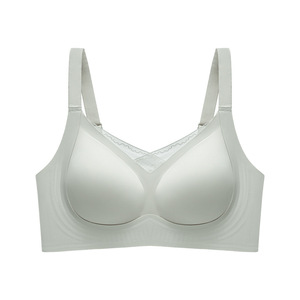 Soutien-gorge 3/4 sans couture, sans armatures, réglable, push-up, respirant, tricoté, dos en U, minimisant, de haute qualité pour femme, idéal pour l'été et le quotidien - Product Image 5