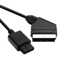 Câble AV RGB SCART haute vitesse 1,8 m pour console de jeu SNES/N64/Gamecube NGC
