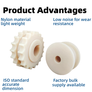 Piñón MASTER de Nylon Blanco PA6 para Cadena 820, Estándar ISO, Accionamiento de Máquina OEM - Product Image 4