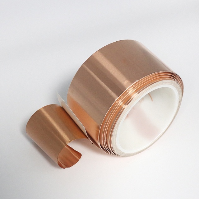 0.05mm Double Sided Conductive Copper Foil Tape for EMI Shielding Heat Dissipation