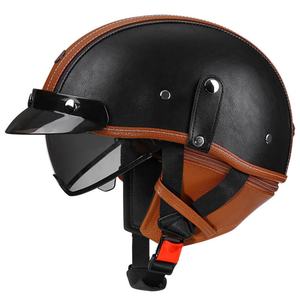 Casco Retro de Estilo Japonés con Certificación 3C, para Hombres y Mujeres, para Todas las Estaciones, para Motocicleta y Scooter, Casco de Verano - Product Image 6