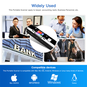 Xách tay A4 Máy quét cuốn sách bút tốc độ cao USB giao diện tài liệu Máy Ảnh Đầu đọc Chứng Khoán Máy quét tài liệu - Product Image 6