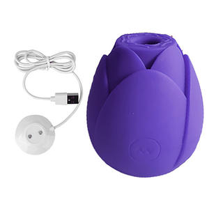 Büyük gül çiçek kadın <span class=keywords><strong>Clit</strong></span> yalama Thrusting Egg yumurta kadınlar için kişisel klitoral Sucking gül seks oyuncak - Product Image 1