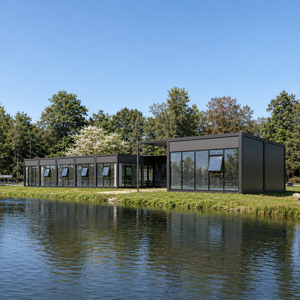 Casa Contenedor Modular Prefabricada Moderna, <span class=keywords><strong>Centro</strong></span> de Recepción para Campamentos con Comedor y Área de Ocio - Product Image 4