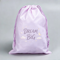 Sacs à cordon en tissu non tissé sur mesure, motif dessin animé, pochette recyclable avec poignée pour cadeaux de mariage et bijoux – Vente en gros