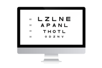 Tabla de Agudeza Visual Digital Wi-Fi Elite Multilingüe para Distribuidores de Cuidado Ocular