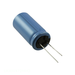 Distribuidor Autorizado de Condensadores CAP ALUM 4700UF 20% 35V RADIAL de Orificio Pasante 4700 uF UKA1V472MHD - Product Image 1