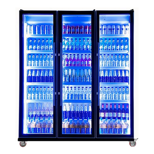 Cửa hàng tiện lợi Tủ lạnh cửa kính hiển thị mở loại tủ lạnh bia đồ uống tủ - Product Image 3