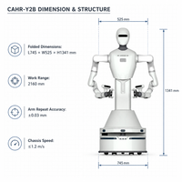 Robots collaboratifs, automatisation du transport personnalisable, autonomie de la batterie efficace, 700W AC220V, nouveau modèle de pompe à engrenages A2CR-Y2B