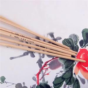 Ensemble de 6 pinceaux de peinture à l'huile, acrylique et aquarelle en forme de <span class=keywords><strong>noisette</strong></span>, pour artistes, fournitures et matériel d'art - Product Image 2