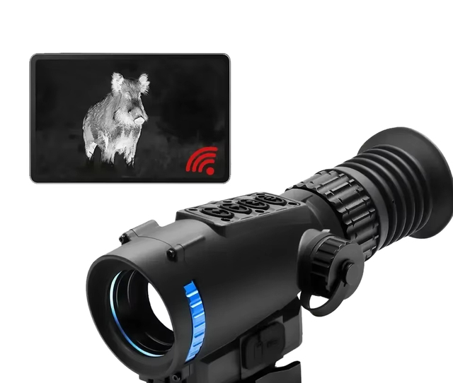 384*288 Thermal Scope Thermal Scope 25mm 35mm 3X 6X 9X Thermal Imager Sight with Video Rec PIP WiFi