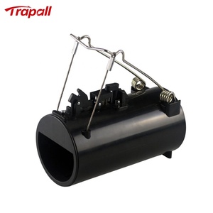 Trampa de túnel de plástico negra para exteriores, de acción rápida, para ratones, topos y langostas, para roedores y langostas. - Product Image 1
