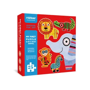 MD0076/77/78/3012/22/30/69 mideer children intelligence development my first puzzle animal car cute dinosaurs puzzle