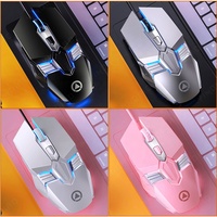 Ratón con luz de respiración colorida USB con cable G12 al por mayor, ratón para juegos, ratón de programación Macro, ratón de ordenador