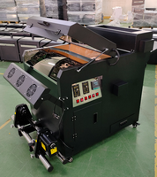 Mesin Pengering dan Penggoyang Bubuk DTF Otomatis 60CM Premium Putih Hitam Double XP600 I3200 I1600 TX800 DX5 Printer Inkjet