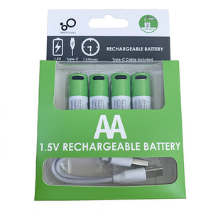 Batterie rechargeable au lithium 1,5 V AA à charge rapide, tension constante, port Type-C, jouets électriques, sonnettes télécommandées, pack - Product Image 5