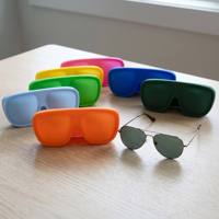 Porte-monnaie en silicone, étui à lunettes pour un rangement facile lors de vos sorties, étui de protection pour lunettes de soleil, portefeuille de rangement pour lunettes