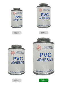 Kit de réparation de tuyaux sous-marins WBG, colle à solvant pour tuyaux U-PVC, colle PVC, adhésif pour raccords de tuyaux en PVC plastique - Product Image 2