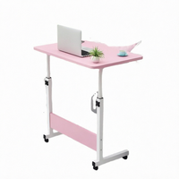 Support d'ordinateur portable moderne réglable en hauteur avec base à roulettes, compact pour les intérieurs modernes résidentiels et commerciaux