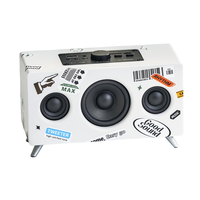 Altavoz Inalámbrico Portátil 2.1 con Diseño de Madera, Múltiples Reproductores, para Reuniones Sociales, Hogar y Escritorio, con Ranura para Tarjeta TF