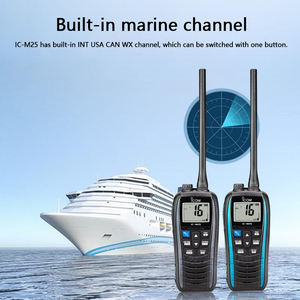 Radio bidirectionnelle portable Icom IC-M25, radio de secours de haute qualité, interphone VHF portable, talkie-walkie étanche - Product Image 3
