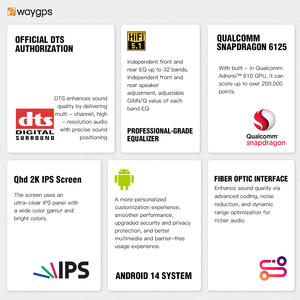 Ewaygps Universal Android Estéreo 2K Pantalla IPS 11,5 "Amplificador DSP incorporado Carplay Android Auto DSP DTS Reproductor multimedia para coche - Product Image 3