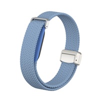 Bracelet de montre tressé en nylon élastique Fitbit Air avec fermoir magnétique, réglage progressif, accessoire de sport