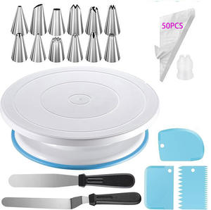 Ensemble de décoration de cupcakes réutilisable de 34 pièces, comprenant des embouts de pâtisserie en acier inoxydable et des embouts floraux pour l'art culinaire - Product Image 6