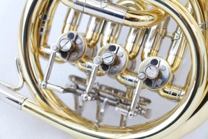 Corno Francese Piccolo di Alta Qualità in Ottone Giallo, Accordatura in Sib, Produzione OEM, Corno Francese per Bambini - Product Image 5