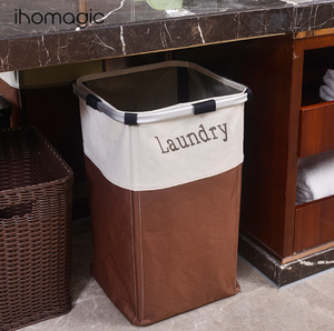 Rouler sur l'image pour zoomer Panier de rangement carré en tissu Organisateur Bin pour jouets Livres Vêtements Cadeaux Animaux de compagnie-Parfait pour la maison - Product Image 2