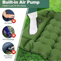 Vente en gros Matelas gonflable de randonnée pliable en nylon TPU Tapis de couchage imperméable pour le camping