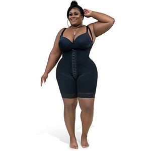 FAJAS <span class=keywords><strong>CURVY</strong></span> FAJAS ROPA COLOMBIANA CONTROL DE TUMMY PLUS SIZE BODY SHAPER BODY SUIT WAIST SLIMMER GIRDLE para MUJER S a 5X - Product Image 1