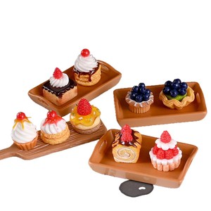 Accesorios de arcilla para simulación de alimentos, juguetes de pastel, adornos para tienda de postres, miniaturas de resina plástica con efecto de goteo, suministros de manualidades DIY para niños - Product Image 5